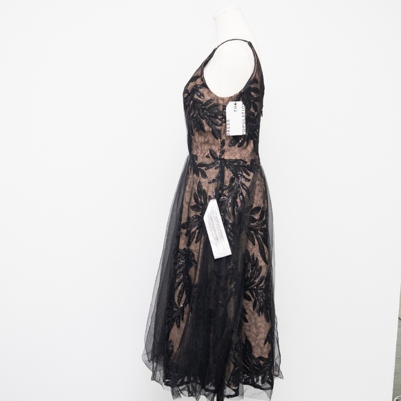 Dress The Population Courtney Sequin Overlay Dress Small - Picture 7 of 16